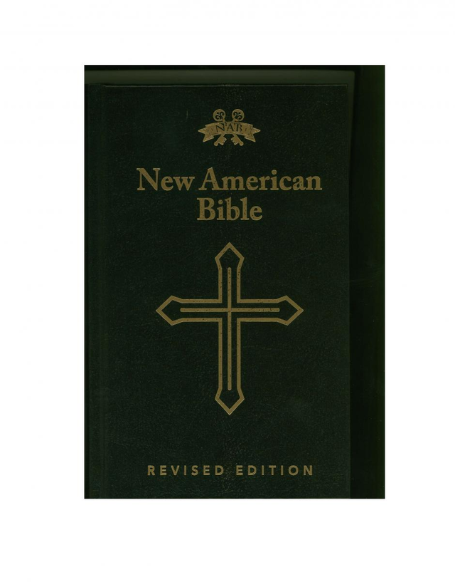 NAB New American Bible Revised Edition Catholic Hardcover