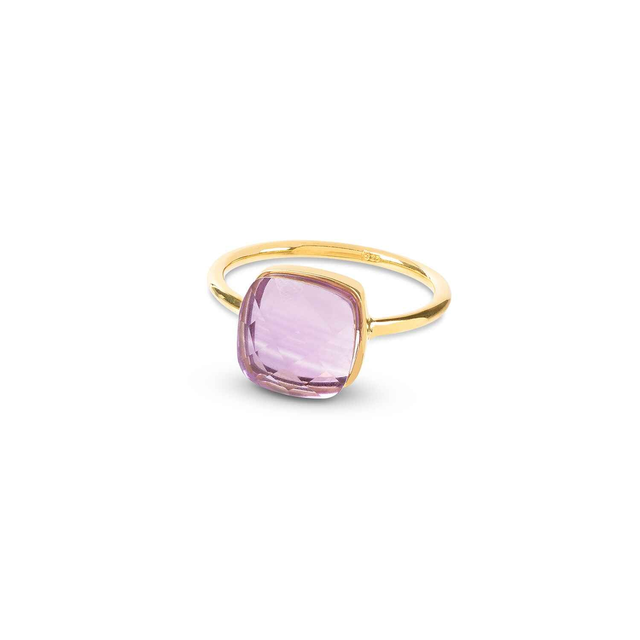 Sophia Amethyst Gold Ring
