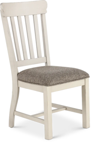Drake White Upholstered Dining Chair
