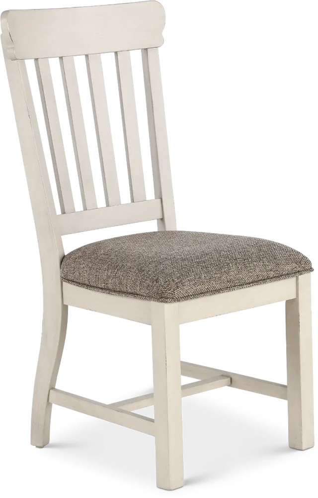 Drake White Upholstered Dining Chair