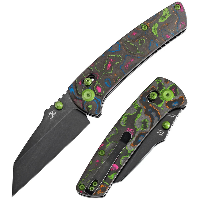 Kansept Main Street K1033A8 – 3.36" CPM S35VN Reverse Tanto Blade, 80s Camo Carbon Fiber Handle