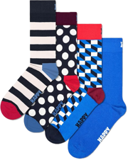 4-Pack Blue Mix Socks