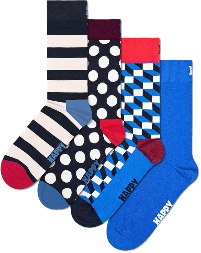 4-Pack Blue Mix Socks