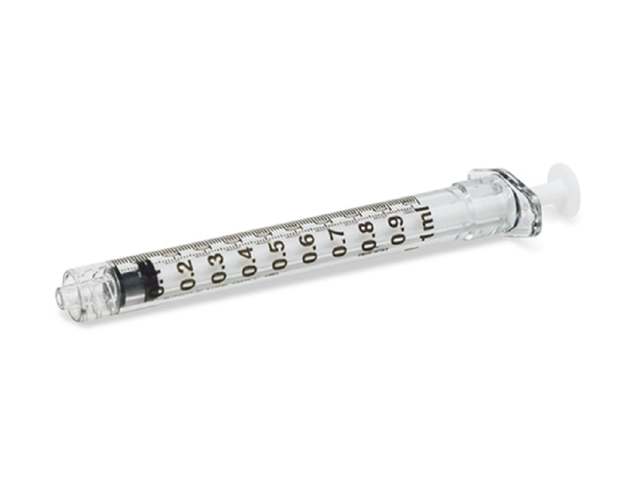 BD 1 mL Tuberculin Syringe Without Needle