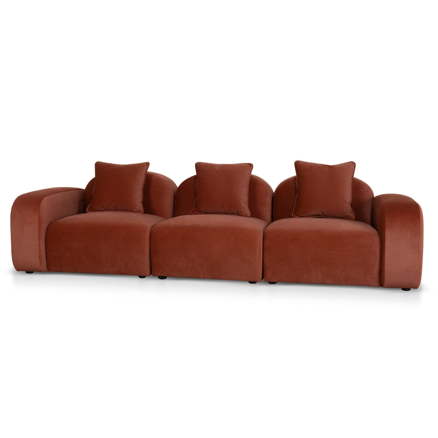 Soma 4 Seater Sofa - Umber Orange