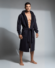 The DudeRobe - Men's Luxury Hooded Bathrobe