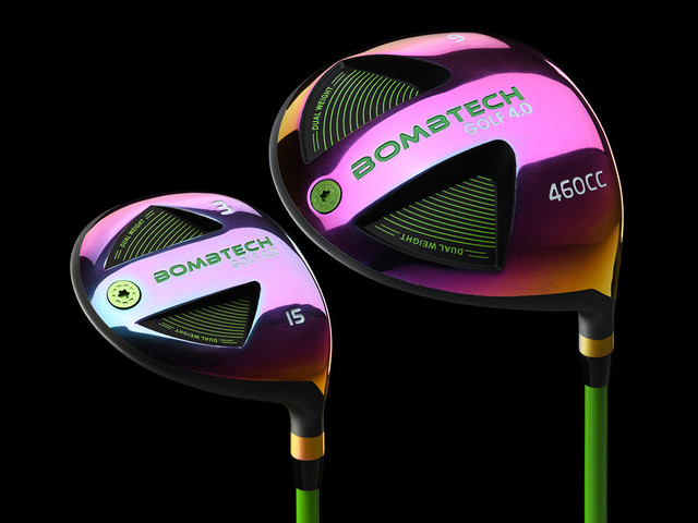 Limited Edition Volcano Torched BombTech Golf 4.0 Driver and 3 Wood
