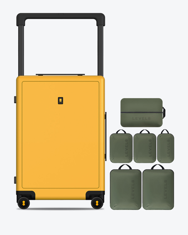 Voyageur Luggage & 6 Packing Cubes Combo