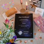 Star-Naming Birthday Gift: A Celestial Surprise - personalized certificate & star map - gift set for special occasions