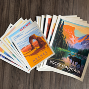 12 Piece National Parks Bargain Bundle—Mixed 8"x10" & 11"x14" Prints (Scratch-N-Dent 2025)