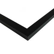 Custom Modern Slightly Textured Black Wooden Picture Frame | Custom Sizes Available | pictureframes.com