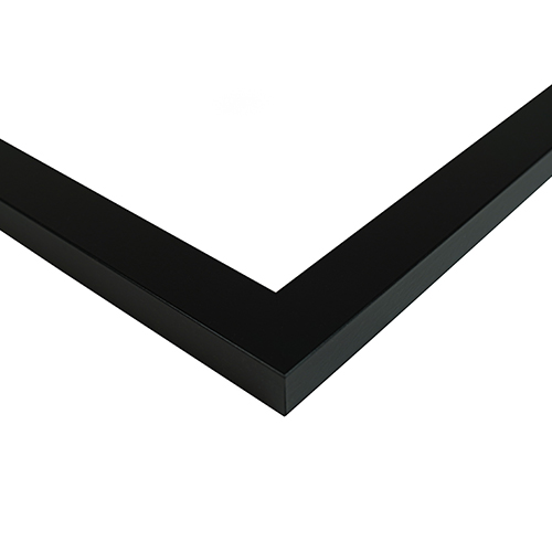 Custom Modern Slightly Textured Black Wooden Picture Frame | Custom Sizes Available | pictureframes.com