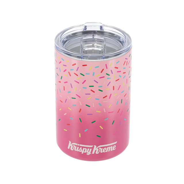 Krispy Kreme 12oz Sprinkles Pink Stainless Steel Tumbler