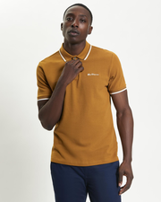 Signature Pique Polo in Caramel