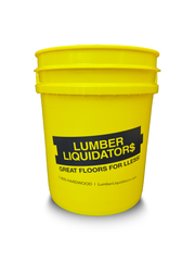 Lumber Liquidators Yellow Mallet Program 5 Gallon Bucket