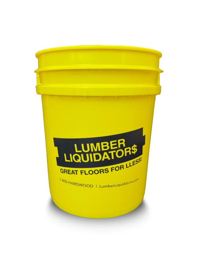 Lumber Liquidators Yellow Mallet Program 5 Gallon Bucket