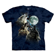 Three Wolf Moon® Classic Cotton T-Shirt - Blue