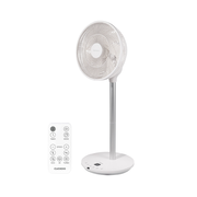 360° Rotation Air Circulator (CF-AC1410WH), Standing Fan with 12 Speeds