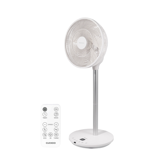360° Rotation Air Circulator (CF-AC1410WH), Standing Fan with 12 Speeds