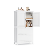 Freestanding Cabinet with 2 Drawers and 2 Doors