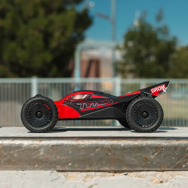 1/14 TYPHON GROM 223S DSC 4X4 RTR Brushless Buggy, Red (Battery & Charger Included)