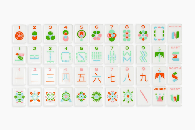 The Minimal Line: Palm Springs Mahjong Tiles