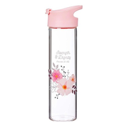 Strength and Dignity Glass Water Bottle
