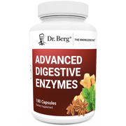 Advanced Digestive Enzymes with Apple Cider Vinegar and Pancreatin - 180 Capsules