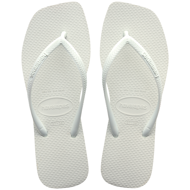 Slim Square Flip Flops