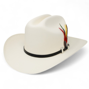 Tombstone 1,000X War Panther Style Hat with Feathers