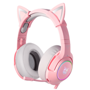 ONIKUMA K9 RGB Stereo Gaming Headset with Cat Ears for PS4, Xbox, PC and Switch
