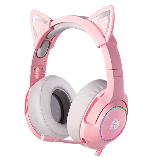 ONIKUMA K9 RGB Stereo Gaming Headset with Cat Ears for PS4, Xbox, PC and Switch