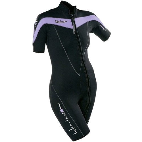 Henderson 3mm Thermoprene Women's Front Zip Shorty Wetsuit 18 Open Box
