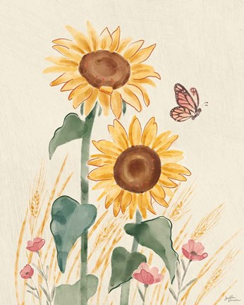 Sunflower Season VIII Brightby Janelle Penner