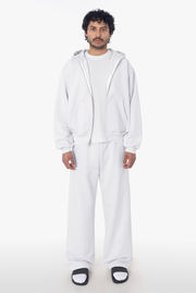 MWF1045 - 10 oz. Mid-Weight Poly Cotton Fleece Wide Open Bottom Sweatpant