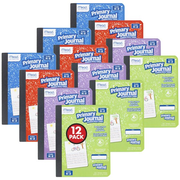 Mead® Primary Journal, Half Page Ruled, Grades K-2, 7 1/2" x 9 3/4", 100 Sheets, 12 Pack