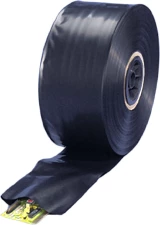10 x 725' 4 Mil Black Poly Tubing on Roll