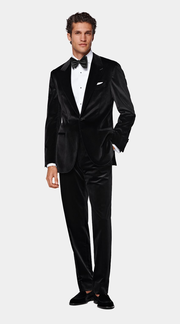Black Tailored Fit Havana Dinner Jacket
