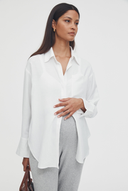 Vacation Linen Shirt (White)