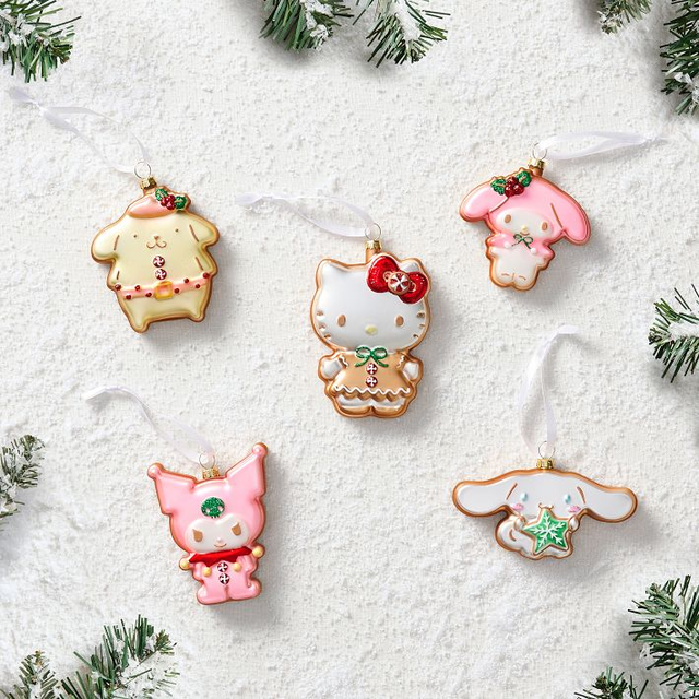 Hello Kitty® and Friends Gingerbread Ornaments - Set of 5