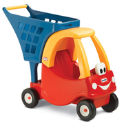 Little Tikes Cozy Coupe Shopping Cart – Toddler Grocery Cart with Cozy Coupe Design for Imaginative Play