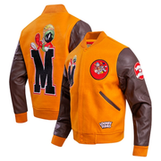 Freeze Max  Looney Tunes Marvin the Martian Orange  Varsity Full-Zip Jacket