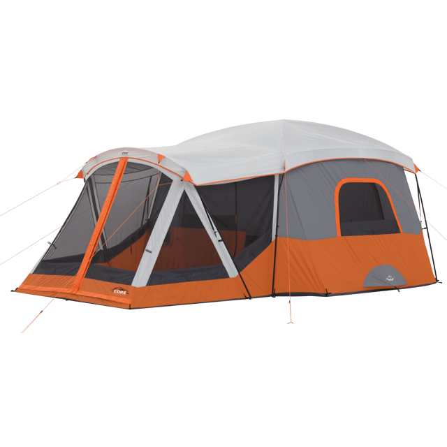 11 Person Cabin Tent with Screen Room 17' x 12'