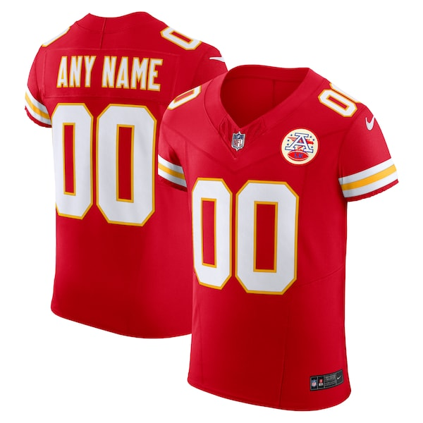 Men's Nike Red Kansas City Chiefs Vapor F.U.S.E. Elite Custom Jersey