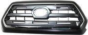 Replacement® 2017 Toyota Tacoma Limited - Grille, Chrome Shell with Painted Black Insert RT07010004