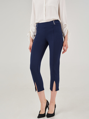 Paperclip Grommet Ankle Pant