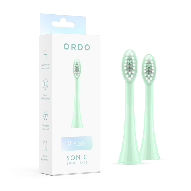 Ordo Sonic Brush Head Mint Green | Sage 2x