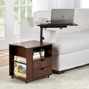 The Swivel Desktop Organized Side Table