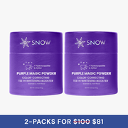 Purple Brightening Toothpaste Booster® Powder with Hydroxyapatite — World’s First Color-Correcting Powder