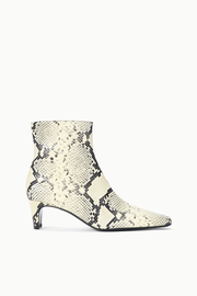 WALLY ANKLE BOOT | WHITE SNAKE